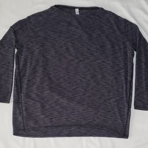 Long sleeve Lululemon t-shirt.